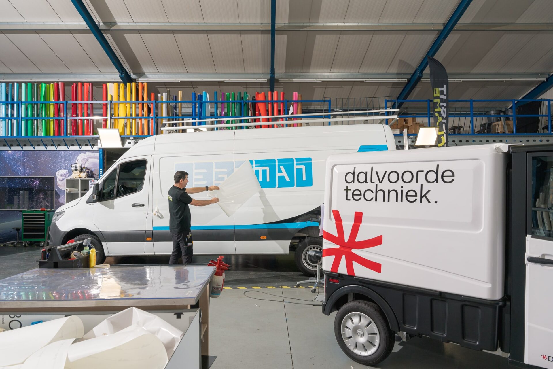 Timelight Voertuigreclame